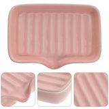 2 Count Soap Holder Kitchen Asseriories Sponge Rack Shower Dish Draining Ceramic Household V1370-AZ4-16046