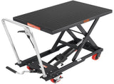 Hydraulic Lift Table Cart, 330lbs Capacity 28.5" Lifting Height, Manual Single Scissor Lift Table V952-DJYYSJPTCHS4JSQNFV0
