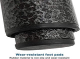 Bed frame support leg - bed legs - box spring legs - 2 pieces - 18 to 33 cm - iron - gray V1188-NK-BOL-493