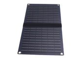 16W 5V Foldable Solar Panel Monocrystalline Silicon IP67 Rainproof USB A Type C Portable Solar Panel V1294-YM0901-3114250033711