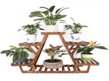 Upgraded Thick Wood Indoor Plant Stand with Flower Planter Shelves V767-ZJJ147-AU