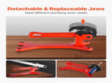 Portable Pipe Vise, Lightweight Aluminum Pipe Vise with 1/8" to 1-1/2" Clamping Capacity, Ideal for V952-BXSGHQ18112ICTI8XV0