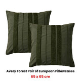 Bianca Pair of Avery Forest European Pillowcases 65 x 65cm V442-BCA-PILLOWC-AVERY-FOREST-EU
