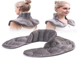 Heated microwavable Neck and Shoulder Wrap - Herbal Hot/Cold Deep Penetrating Weighted Herbal V1369-AZ3-W-01573