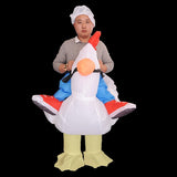 CHICKEN Fancy Dress Inflatable Suit - Fan Operated Costume V63-816903