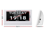 Artiss 7" Smart Digital Clock Calendar HD IPS Touchscreen Weather Photo Frame DDC-7INCH-WIFI-WH