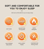 Wearable Heated Blanket Blanket With Sleeves Heated Throw Temperature - Gray - Size 127-177cm V1102-114-28959-GRY-127-177CM