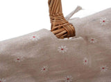 Wicker Picnic Basket Detachable Lining Vintage Spacious Capacity Hand Woven Basket for Camping V1294-YM0901-3111250051012