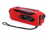Emergency Radio Hand Power Generation Solar Radio with LED Flashlight 2000mah Charging for Camping V1294-YM0523-3115220020412