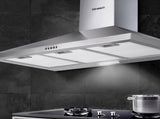 Devanti 900mm Range Hood 90cm Rangehood Stainless Steel RH-D-A17-90-SR