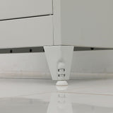 Two-Door Metal Cabinet Shelf Storage for Home Office Gym V63-844341