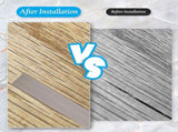 10 Ft Vinyl Floor Transition Strip 3 Wide Flat Self Adhesive Cover Strips Threshold Flooring Gap V1259-DP01-A-5585