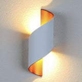 10W Spiral LED Wall Light 3000K Warm White V1189-WXF-521-0091