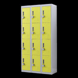 12-Door Locker for Office Gym Shed School Home Storage - 4-Digit Combination Lock V63-838961