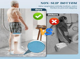 Waterproof Extra Wide Full Leg Cast Cover - Non-Slip, Extra Large & Reusable for Surgery Wounds, V1369-AZ3-W-18941