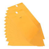 100Pcs Manila Clasp Envelopes Yellow Kraft Paper Letter Size for Business Document Organization V1192-AZ-W-21006