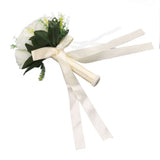 Wedding Bouquets Silk and Plastic Romantic Exquisite Comfortable Handle Beautiful Bridal Bouquet for V1294-YM0706-3115230071511
