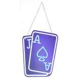 Poker LED Neon Signs Playing Cards Neon Signs for Wall Decor Bedroom Casino Bar Hotel Play Room V1294-YM0706-3119230136011