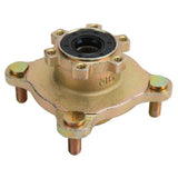 Front Disc Brake Wheel Hub Front Disc Wheel Rim Hub, Steel Alloy 4 Stud Brake Wheel Rim Hub for Go V1369-AZ3-W-16118