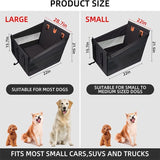 Hard Bottom Mesh Dog Carrier Car Mat, Waterproof Anti-Dirt Pet Cushion for Vehicle Rear Single Seat, V1221-XM-LB5306-ZS179