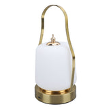 Cordless Lantern LED Retro Rechargeable Stepless Dimming 3 Lighting Modes with Handle Table Lamp for V1294-YM0901-3119240052811