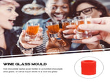 Red Silicone Shot Glass and Bottle Molds for Creative Bar Supplies 1Set V1192-AZ-W-24956
