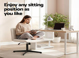 Artiss Office Desk & Set 140cm Computer Desk with Rotatable Bookshelf & Criss Cross Office DESK-CORNER-140-2017-BG