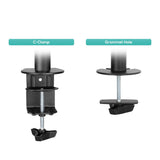 activiva Dual-Screen Articulating Vertical Monitor Arm V186-ACA-BMA-VDC01K