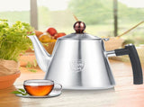 1.2L Stainless Steel Stove top Teapot Tea Coffee Pot Kettle Heat Resistant Handle Matte V1294-YM0722-JY03671-01