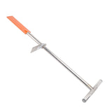 Dibble Bar Planting Tool with Foot Pedal Stainless Steel T Handle Spade Shovel for Digging V1294-YM0901-3111250007411