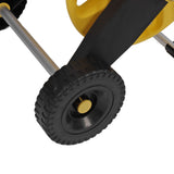 Garden Water Hose Reel Cart with Wheels G1/2 ABS PP Aluminum Anti Slip Lawn Water Planting Hose Cart V1294-YM0901-3111230219811