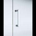 Adjustable 1100x1000mm Double Sliding Door Glass Shower Screen in Chrome V63-843551