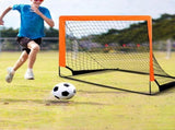 Portable Soccer Goal Net Quick Set-up Training Equipment for Backyard Soccer Orange V1308-DSZKI-259-2