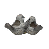 Welcome W 2 Birds Planter W Hole & Plug 30x25cm V637-49452WEL