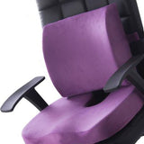 Seat Cushion Lumbar Support Set Polyester Comfortable Chair Cushion for Office Home Flannelette Set V1294-YM0716-3116220009014