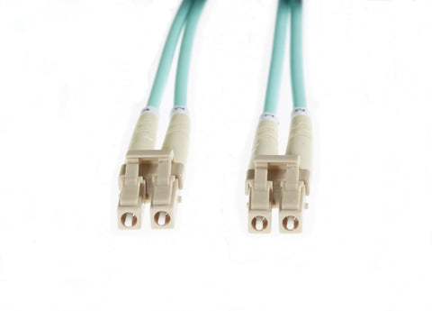 10m LC-LC OM4 Multimode Fibre Optic Patch Cable | Aqua FL.OM4LCLC10M