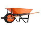 Wheelbarrow Cart One Wheel Garden Dump Cart 330 lbs Yard Utility Cart V952-FDL2LHYTC1JLDOIX6V0