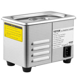 VEVOR 0.8L Professional Ultrasonic Cleaner 304 Stainless Steel Digital Lab Ultrasonic Cleaner with V952-QXJ0.8LCSB0000001V3