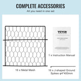 VEVOR 4 Pack Plant Protector from Animals, 13.4'' x 13.4'' Chicken Wire Plant Protector, Plant Cages V952-QBWZCL12YCHSE5ZGTV0
