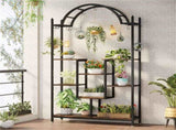 Multi-Layer Plant Stand Large Flower Bonsai Pots Display Rack For Garden Balcony V767-HJ-ZM1627