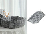 Cotton Rope Storage Basket Hand Knitting Nordic Style Desktop Storage Organizer for Key Snacks V1294-YM0710-3117220295114