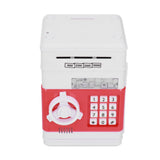 Electronic Money Saving Box ATM Password Cash Money Bank Security Lock Box for Children KidRed V1294-YM0523-3117210207212