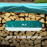 PVC Waterproof Tarp, 16.5 x 29.5 ft Heavy Duty PVC Tarpaulin, Tear-Proof and Weather-Proof, with V952-FSBLSPVCPVC59AFTUV0