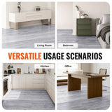 VEVOR Self Adhesive Vinyl Floor Tiles 36 x 6 inch, 20 Tiles 0.62mm Thick Peel & Stick, Light Gray V952-ZZYXJDDQHMW28JM6TV0