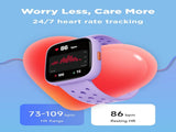 Black Kids Smart Watch Fitness Tracker with Pedometer Heart Rate Monitor and 14 Sport Modes IP68 V888-ELOSUNG40778