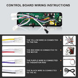 Temperature Controller for Pit Boss Grill/Smoker, Square Digital Thermostat Controller Board for V1189-LWWAL-20260327-05100