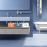 6 Pieces Plastic Storage Basket With Handles, Small Storage Box Organizer For Bathroom, Kitchen, V1188-MS-227-0659