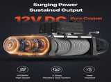 Electric Winch, 4500 kg Load Capacity, 12V DC Truck Winch with 8.3 mm x 19.8 m Steel Rope, Wireless V952-GSSDDJP10000NEA5P001V9