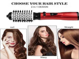 2-in-1 Pink Automatic Rotating Hot Air Styler - Multifunctional Hair Dryer V888-ELOSUNG39702