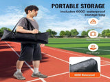 Barricade Backstop Net, 12x9 ft Ball Sports Barrier Netting, Portable Practice Equipment with Carry V952-DQW129YC0000YT8NIV0